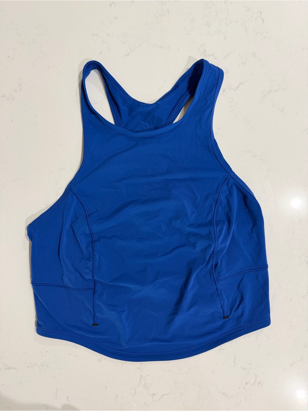 lululemon athletica Royal Blue Racerback Crop Tank